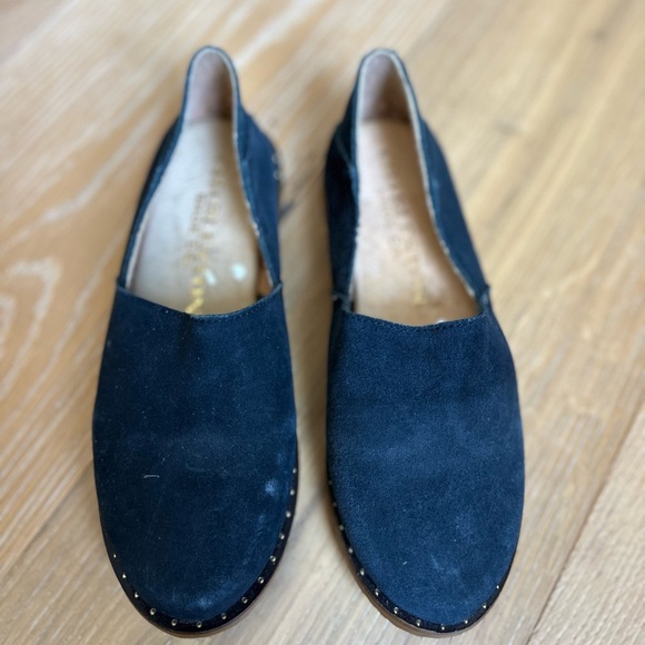 Charleston Shoe CO. Suede Alton Loafer Slip On black leather - Picture 3 of 6